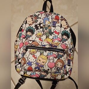 Anime Character Print Backpack
